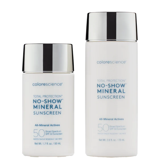 Total Protection No-Show Mineral Sunscreen SPF 50- 1.7oz.