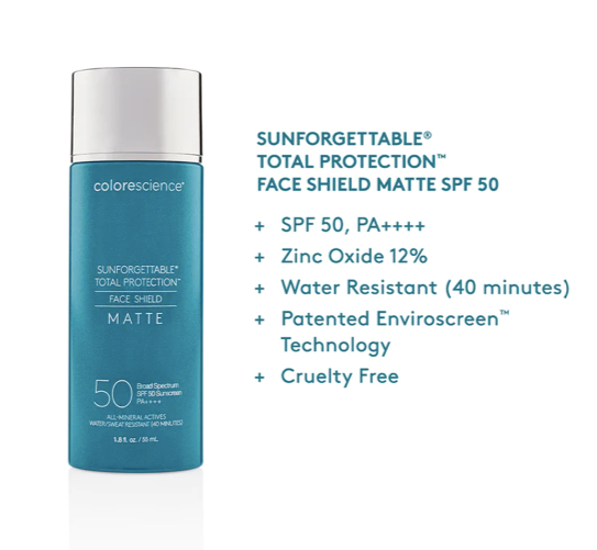 Sunforgettable Total Protection Face Shield Matte SPF 50